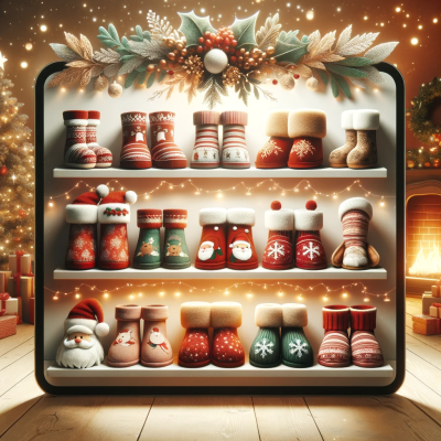 Коледни пантофи