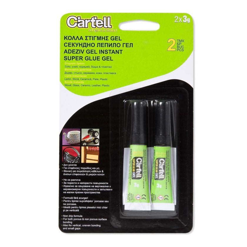 Секундно лепило - гел - 2 бр.