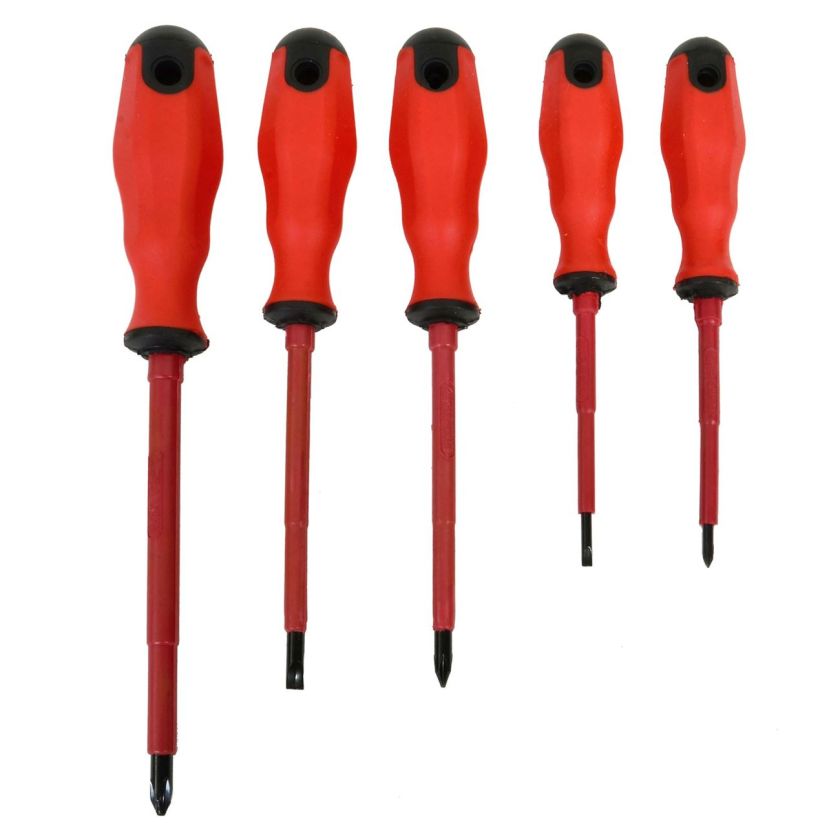Магнитни отвертки - каучук - 5 бр.