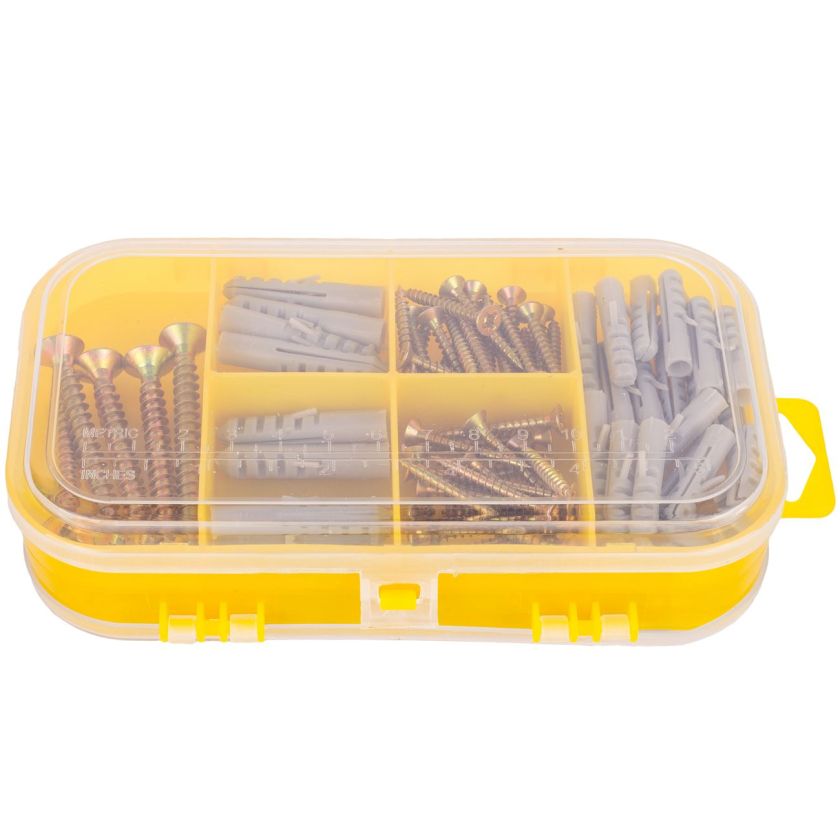 Винтове и дюбели - различни размери - 150 бр.