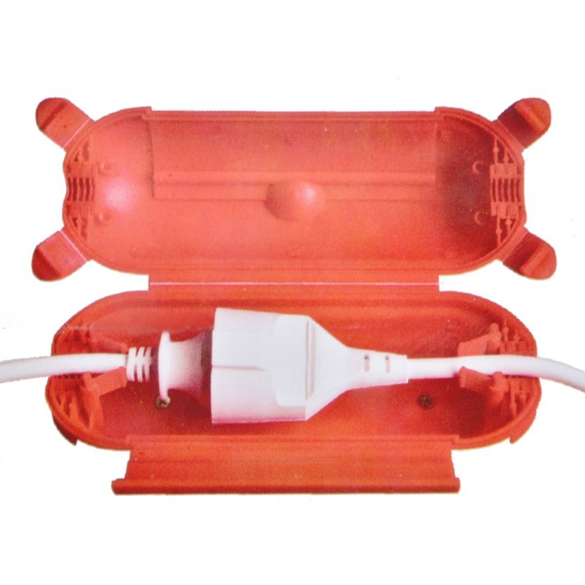 Предпазна кутия за кабелен удължител - пластмасова