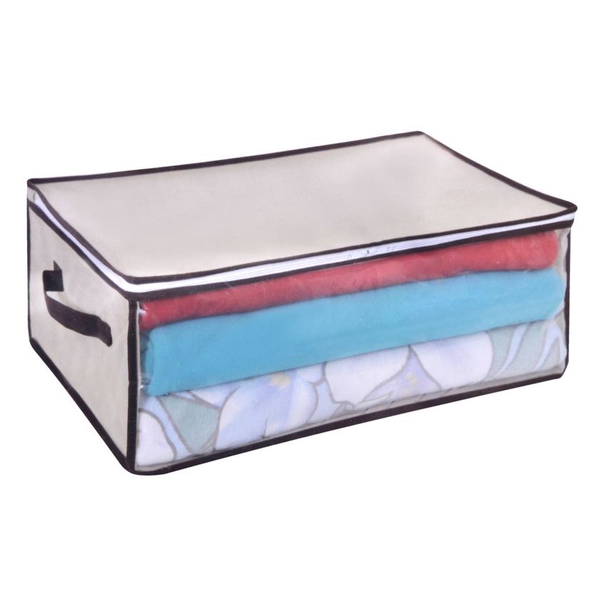 Калъф за дрехи - бежов - 50 x 35 x 20 см.