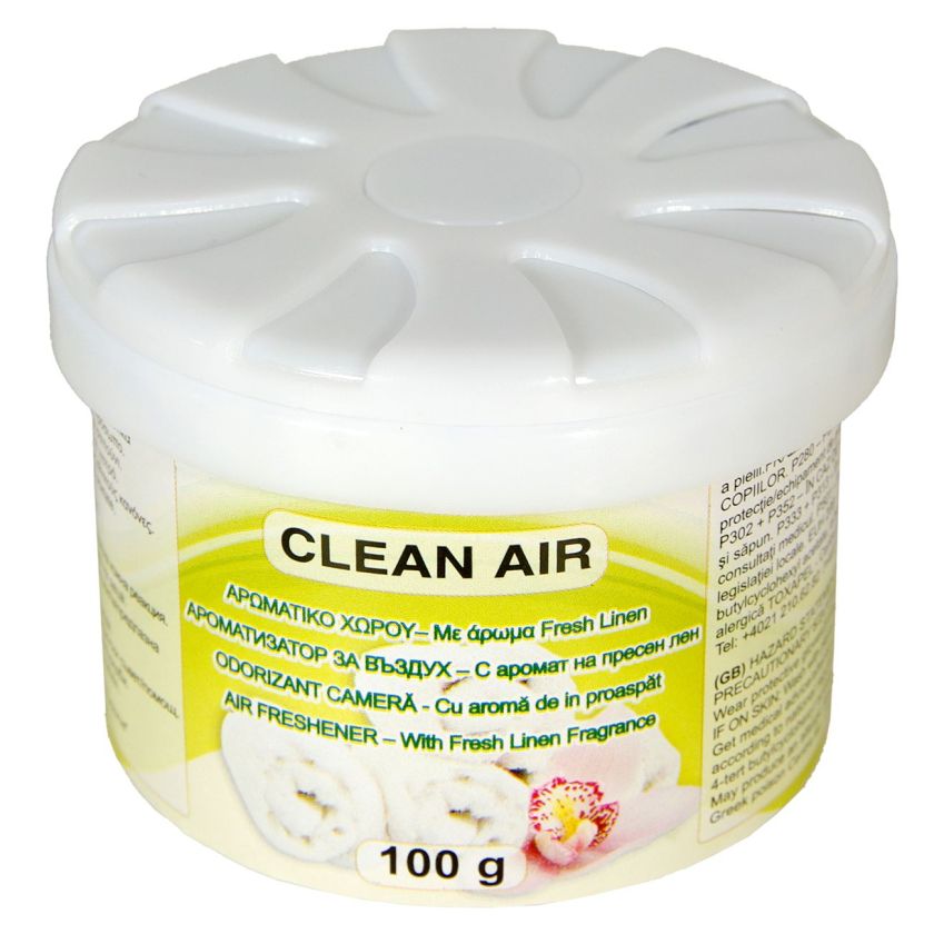Гел ароматизатор за гардероб - лен - 100 гр.