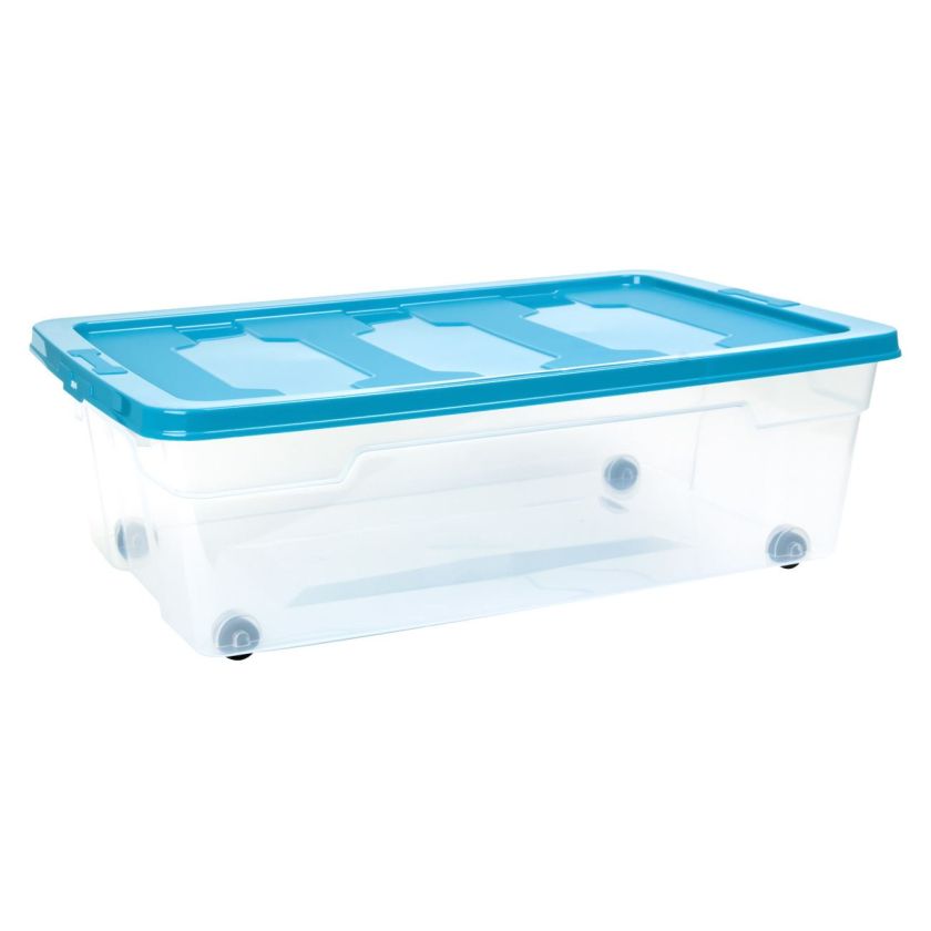 Кутия за съхранение - с колелца - 34 л.