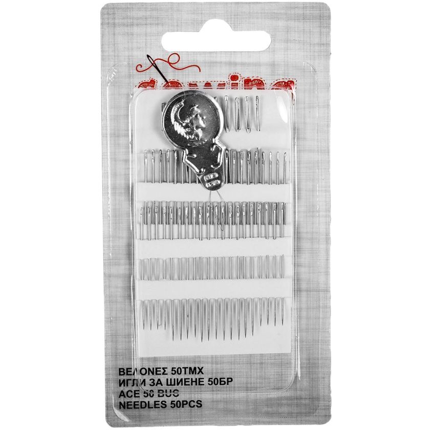 Игли за шиене - 50 бр. + вдевачка