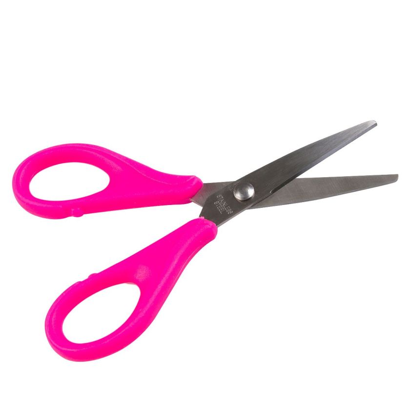 Ножица - универсална - розова - 12.5 см.