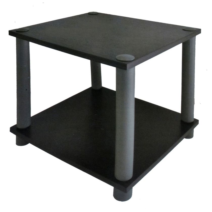 Помощна масичка - дървена - черна - 31 см.