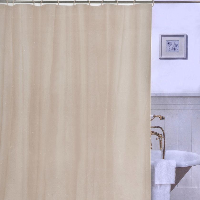 Завеса за баня - екрю - 180 х 180 см.