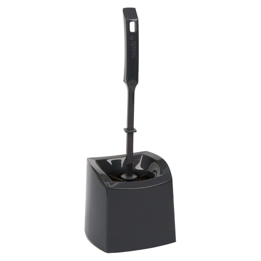 Четка за тоалетна - пластмасова - графит - 38 см.