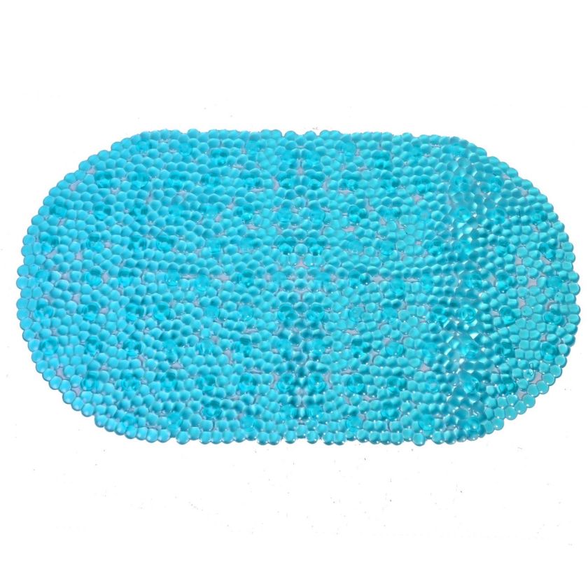 Противоплъзгаща постелка - тюркоаз - 39 х 70 см.