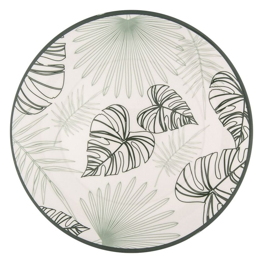 Порцеланова чиния - листа - 19 см.
