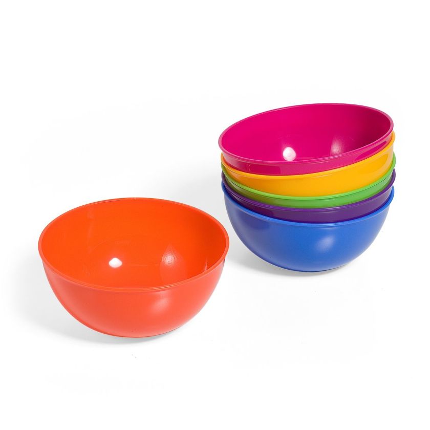 Купа - пластмасова - цветна - 750 мл. - 6 бр.