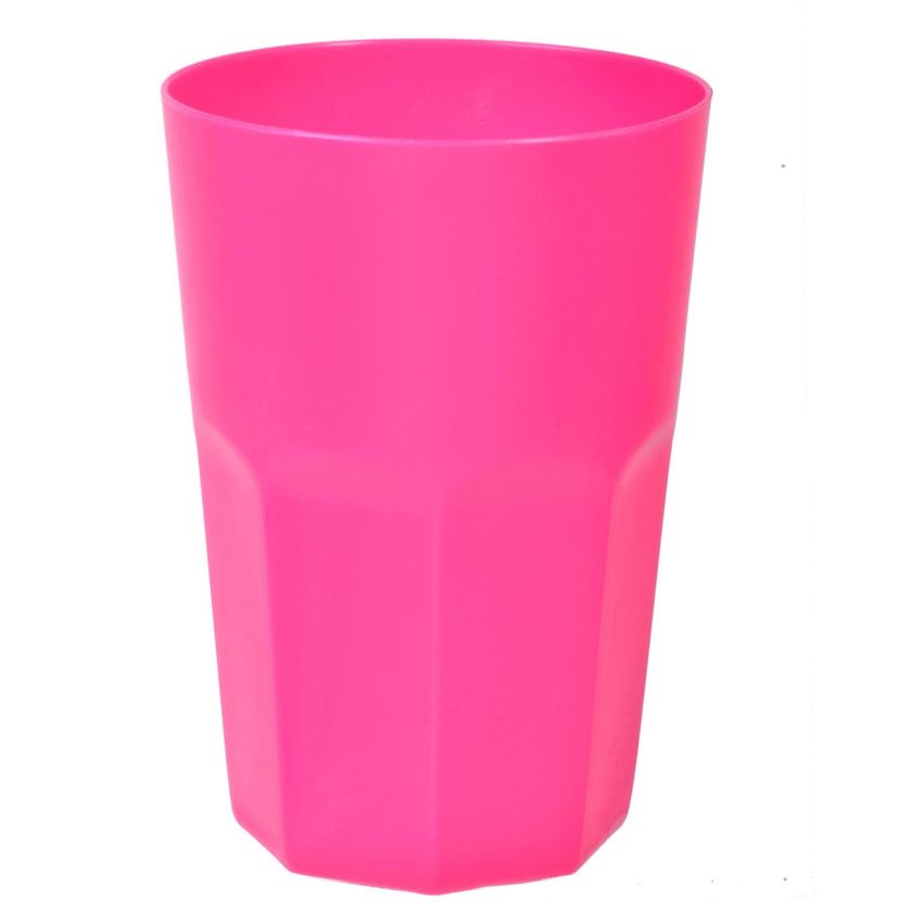 Чаша - пластмасова - цикламена - 300 мл.