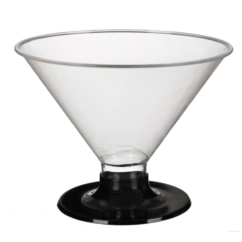 Купа - пластмасова - прозрачна - 120 мл. - 6 бр.