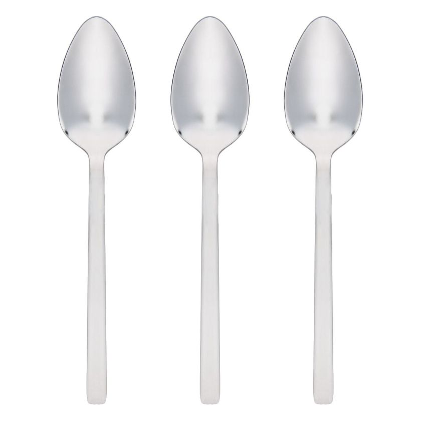 Лъжица за супа - метална - Premium - 19.5 см. - 3 бр.