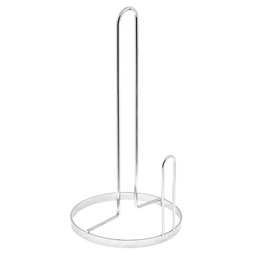 Поставка за кухненска хартия - метална - стопер - 30 см.