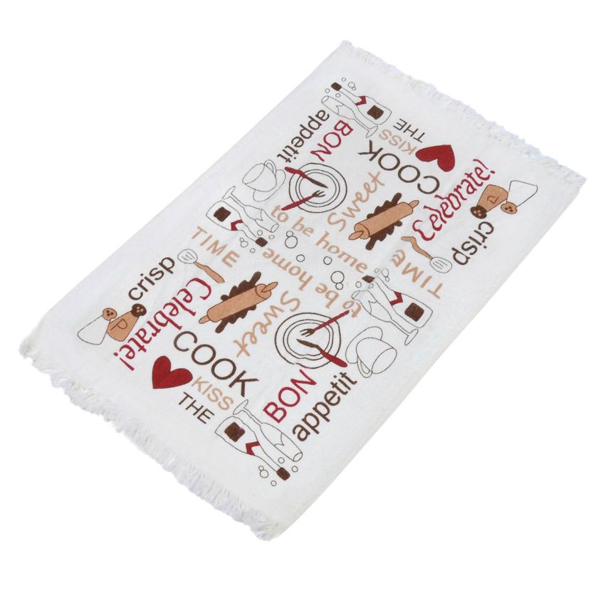 Кухненска кърпа - бяла - Cook - 35 х 60 см.