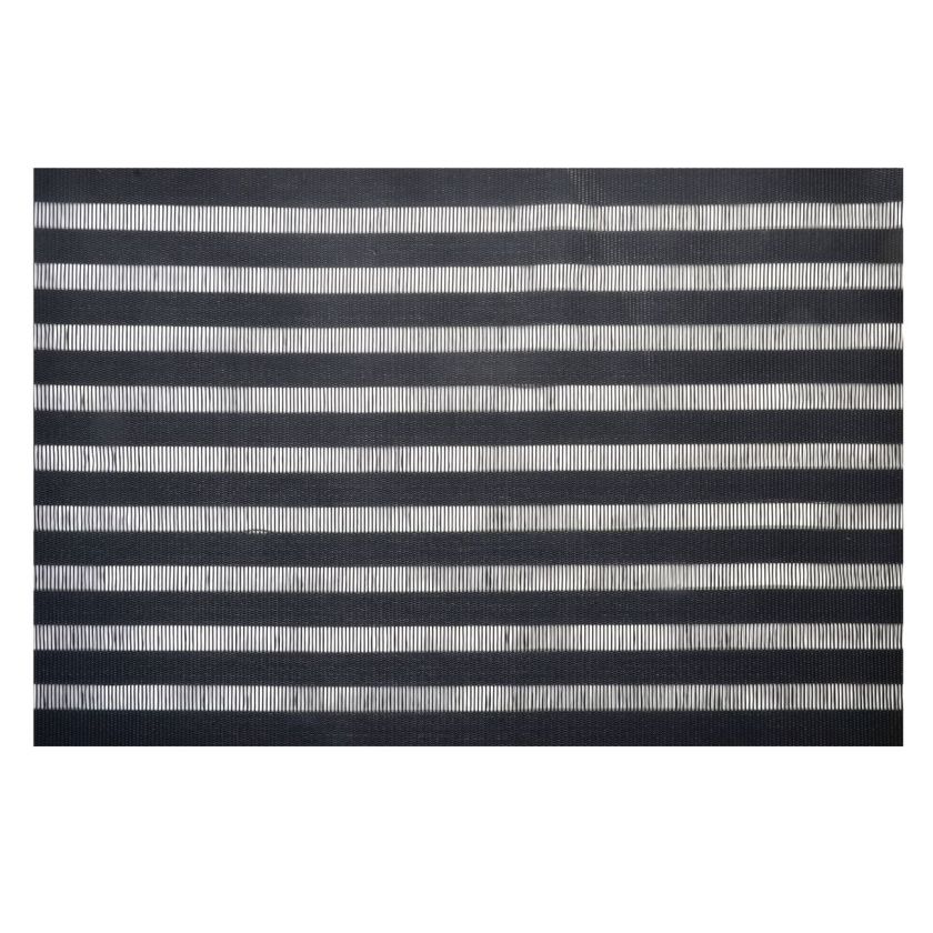 Подложка за хранене - черно райе - 43 х 30 см.