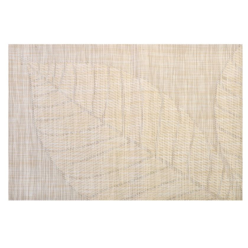 Подложка за хранене - екрю - листо - 43 х 30 см.