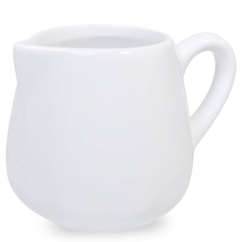 Каничка за мляко - порцеланова - бяла - 200 мл.