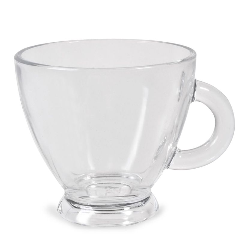 Стъклена чаша - прозрачна - 200 мл.