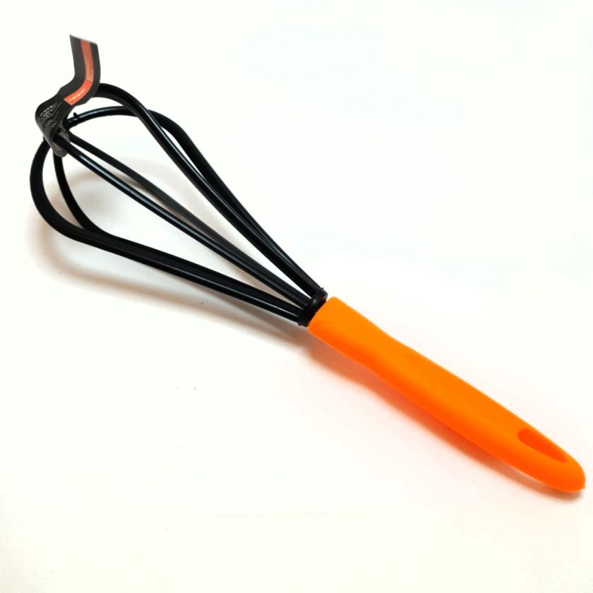 Пластмасова бъркалка - оранжева - 26 см.