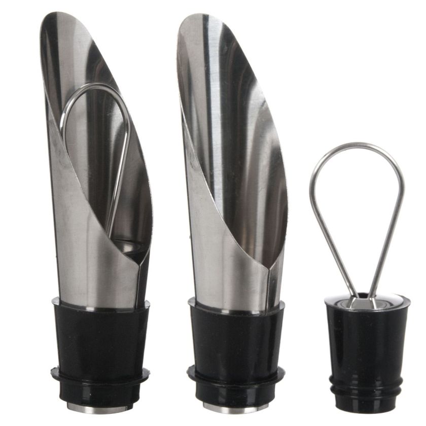 Тапи за бутилки с накрайници за наливане - 7 см. - 2 бр.