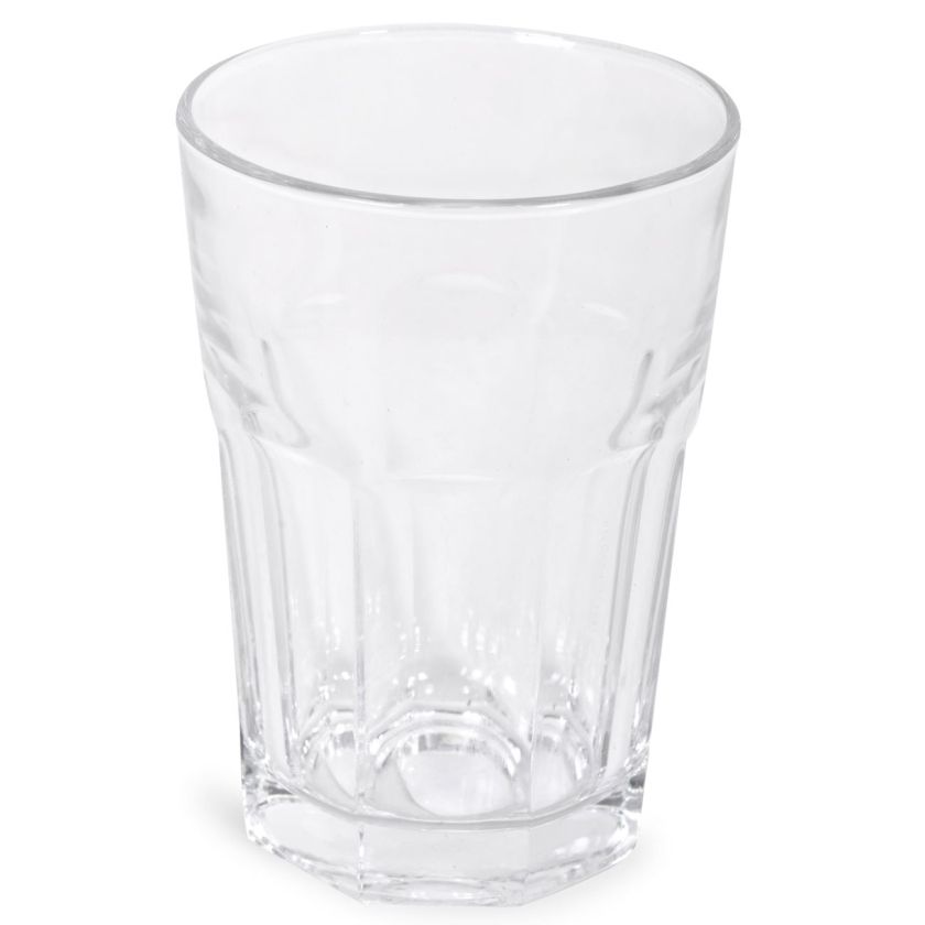 Чаша - стъклена - прозрачна - 350 мл.