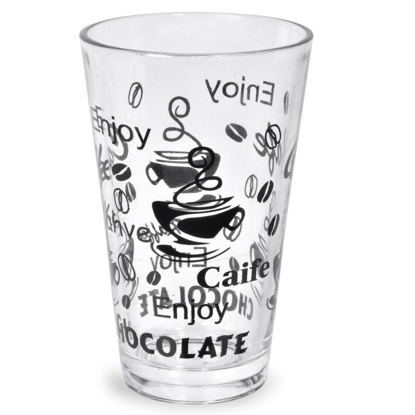 Чаша - стъклена - кафе - 340 мл.