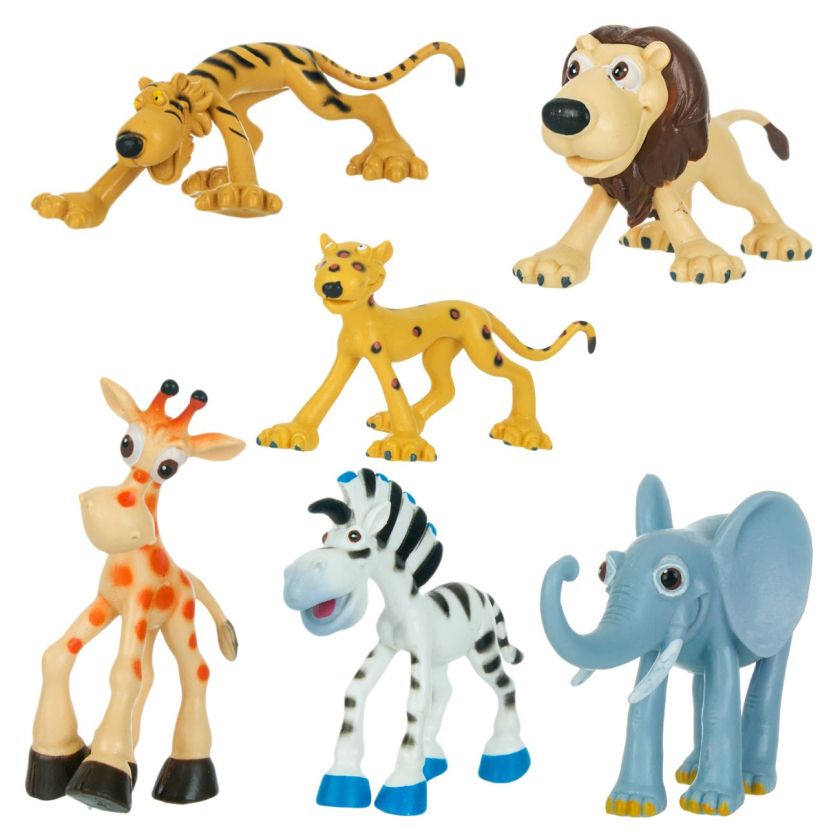 Фигурки - животните от джунглата - пластмасови - 6 бр.