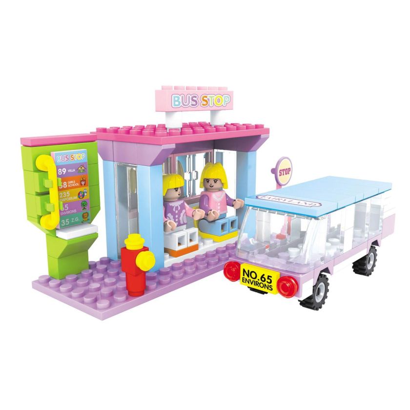 Конструктор - автобусна спирка - 125 части
