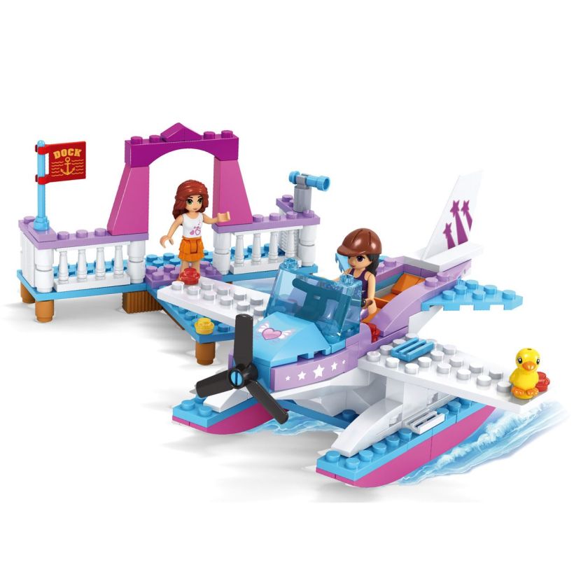 Конструктор - Fashion Girls - хидроплан - 161 части