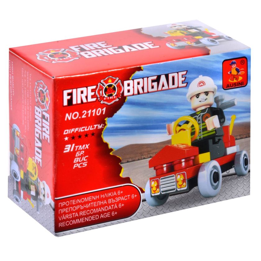 Конструктор - пожарникарски автомобил - 31 части