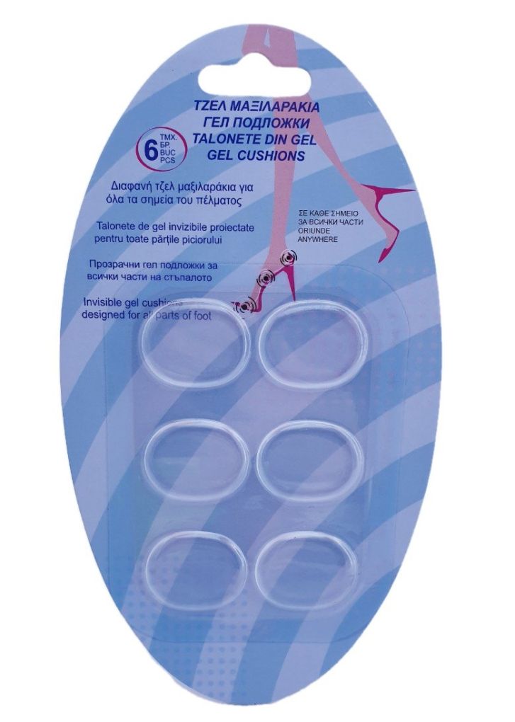 Прозрачни гел подложки - 6 бр.