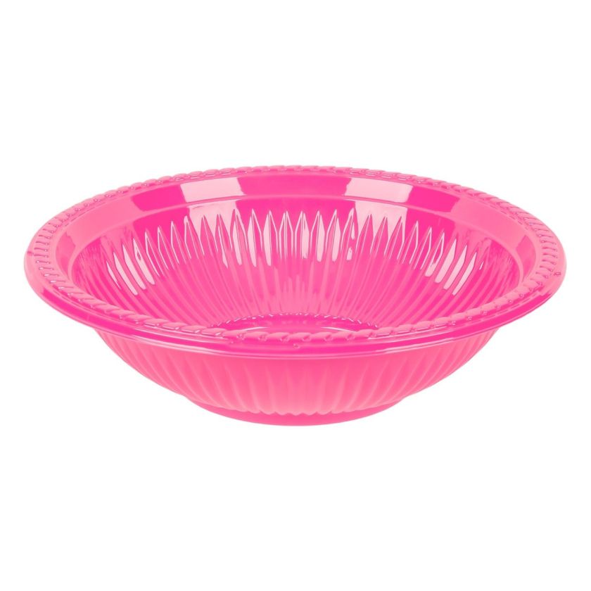 Салатиера - пластмасова - цикламена - 26 см. - 2 бр.