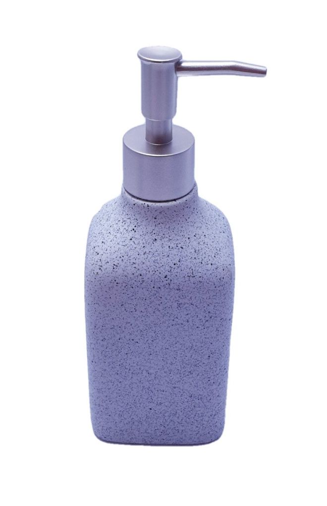 Диспенсър за течен сапун - керамичен - пясък - 470 мл.