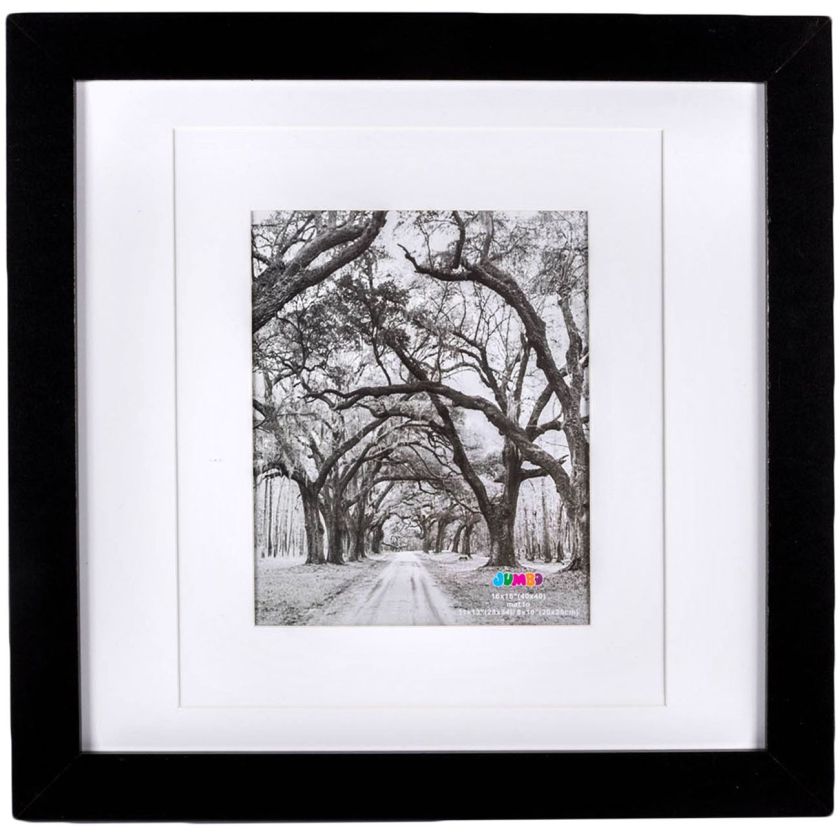 Фоторамка - дървена - черна - 47 х 47 см.