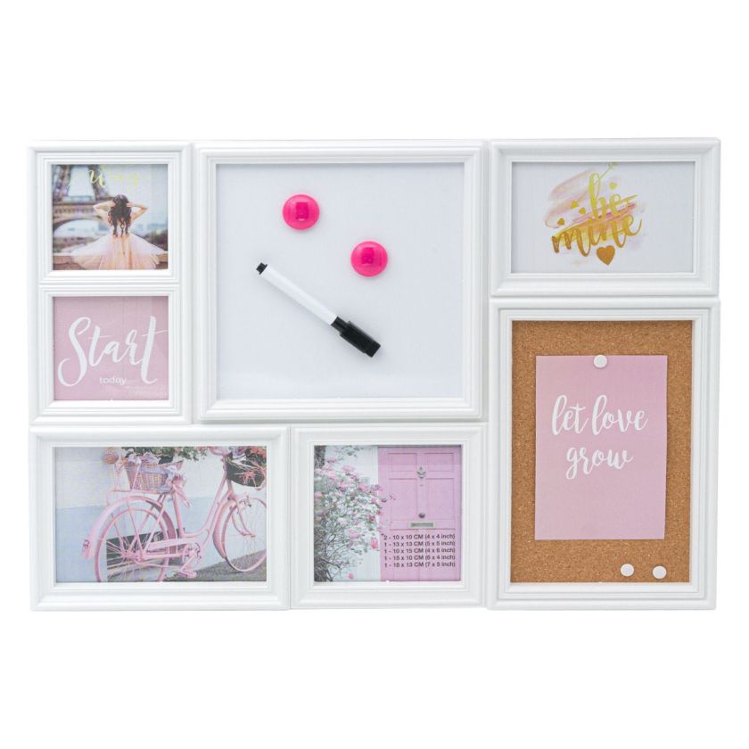 Рамка за 5 снимки + 2 дъски - 53 х 38 см.