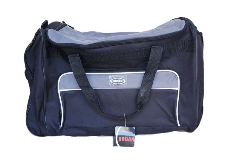 Сак за пътуване - черно и сиво