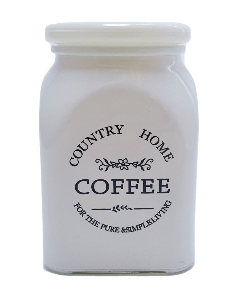 Буркан за кафе - порцеланов - 900 мл.