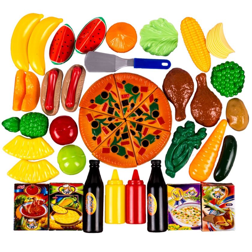 Детски комплект - различни храни - 50 части