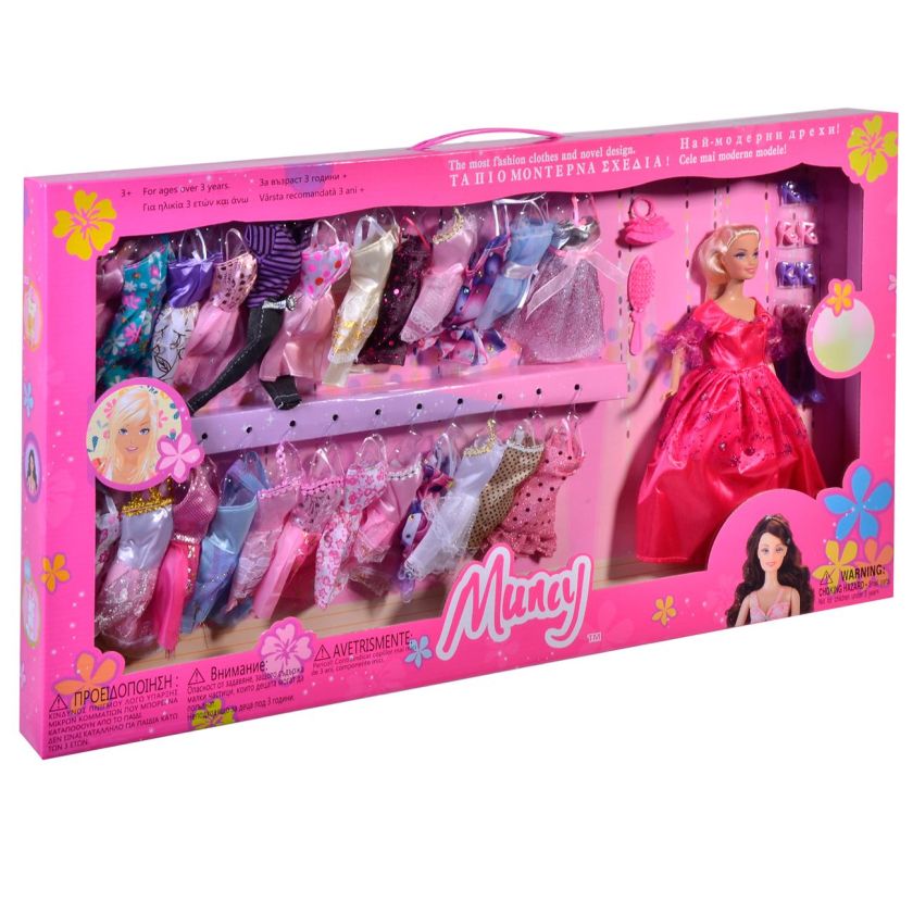 Кукла - манекен - с 25 рокли и аксесоари