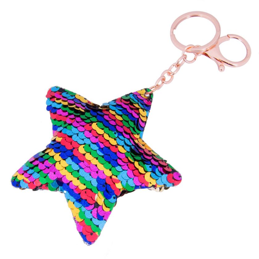 Ключодържател - магически пайети - звезда