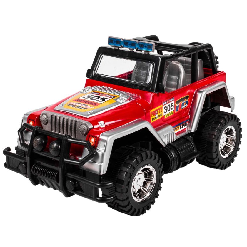 Джип - Off-Road - червен - 28 см.