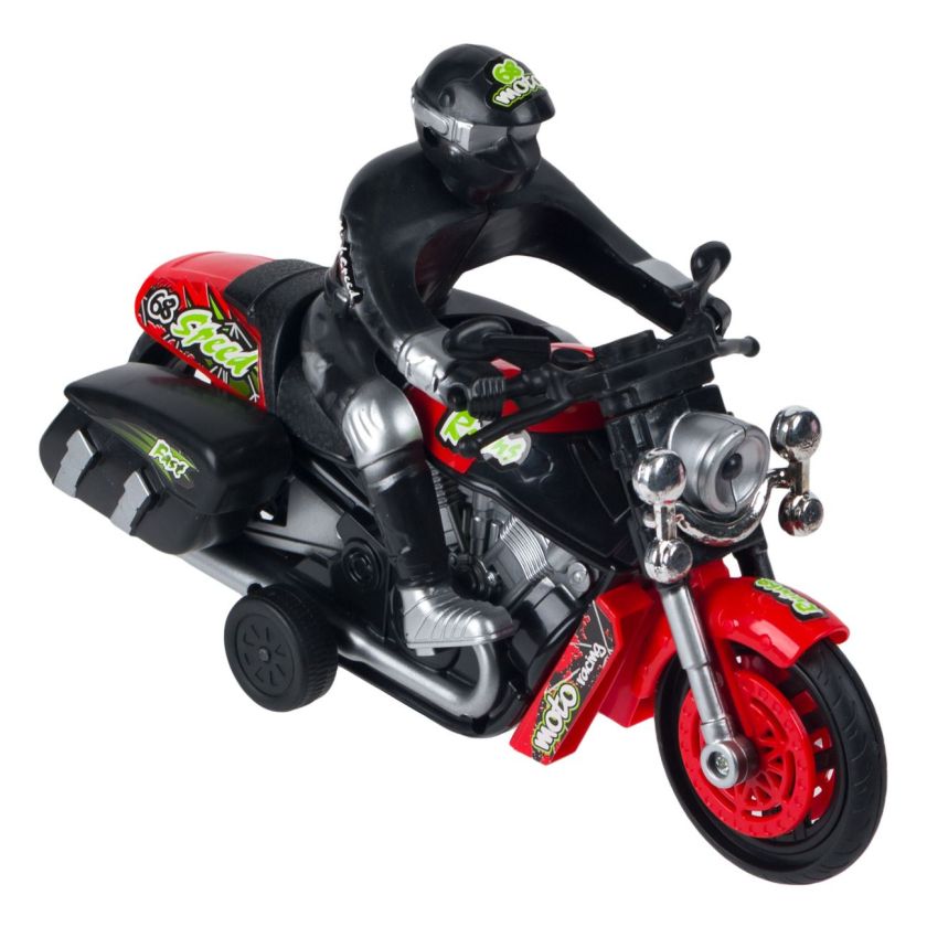 Състезателен мотор с моторист - с музика и светлини