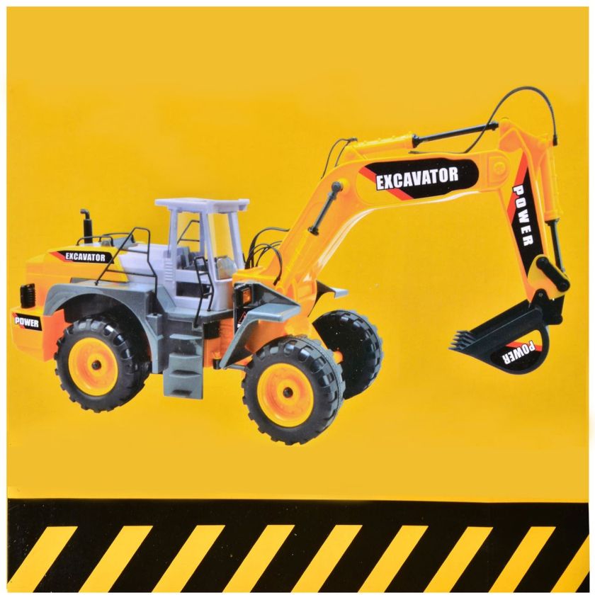 Строителна машина - багер - с дистанционно - 55 см.