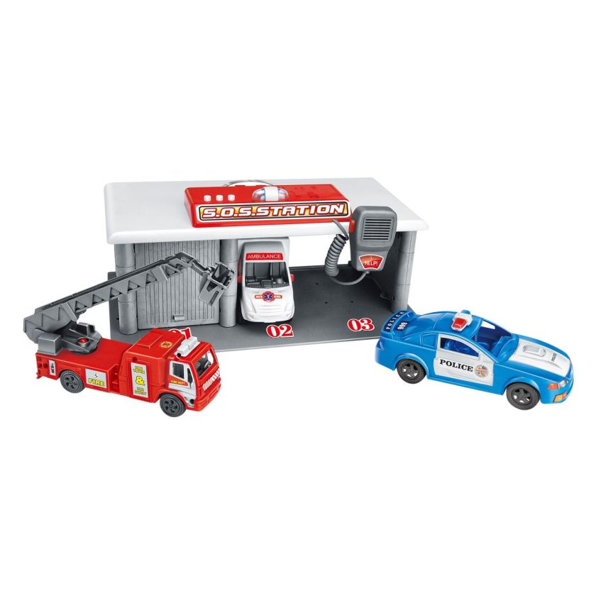 Станция за спешна помощ с автомобили + микрофон