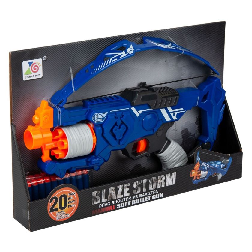 Детски арбалет-бластер + 20 патрона от пяна