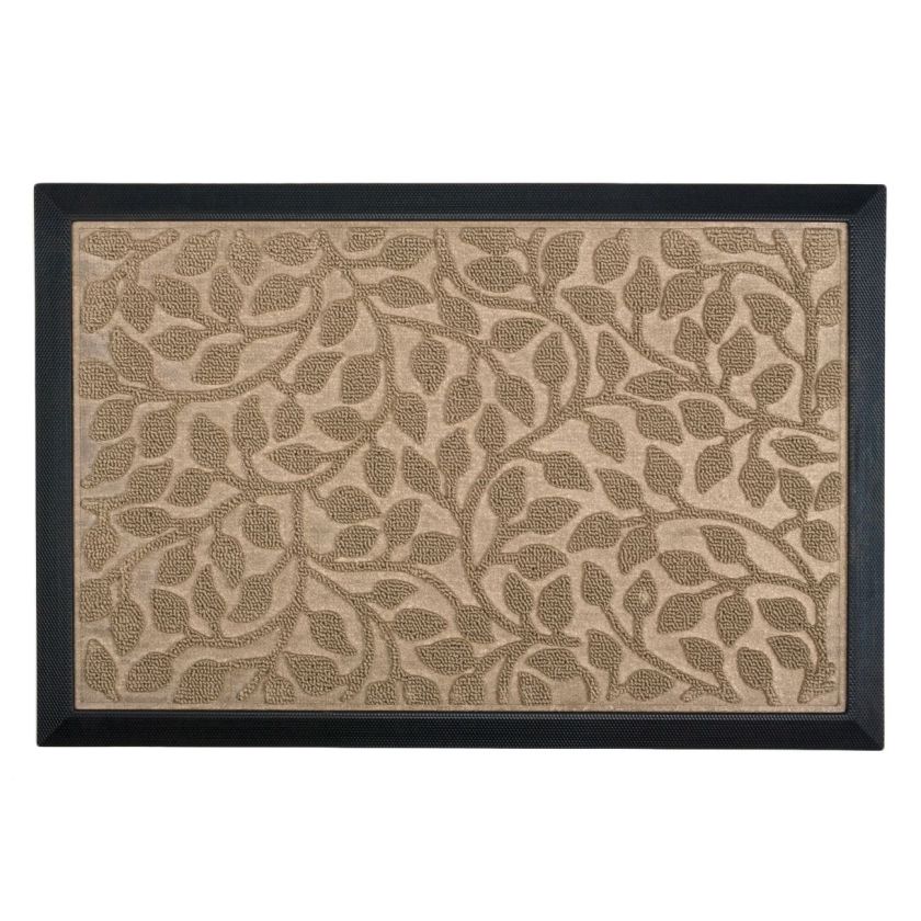 Входна изтривалка - мокет - листа - 60 x 40 см.