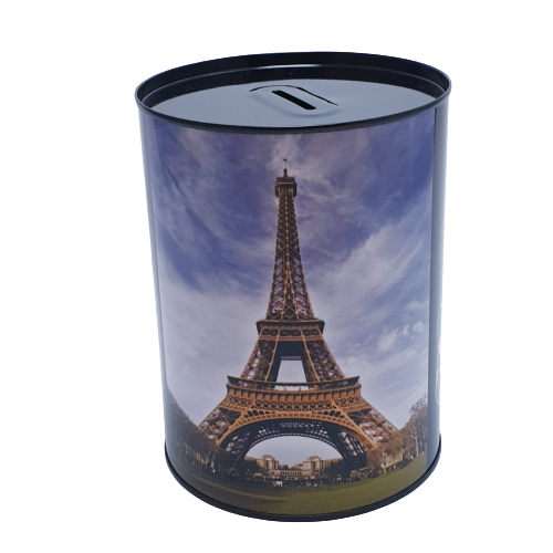 Детска касичка - PARIS - метална